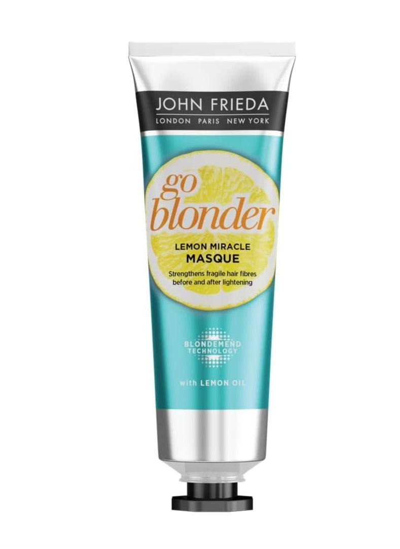 Sheer Blonde Go Blonder Lemon Miracle Hair Strengthening Masque with Lemon Oil for Blonde Hair 100 ml