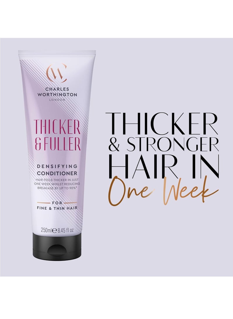 Thicker and Fuller Densifying Conditioner Hair Thickening Conditioner for Fine Hair Hair Thickening Products for Women and Men Salon Hair Repair 250 ml