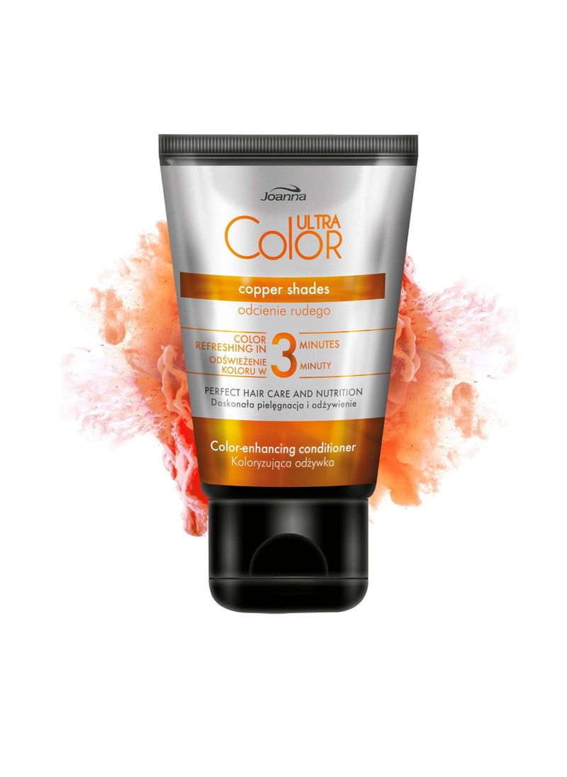 Colour Enhancing Conditioner Ginger And Copper Shades Of Natural And Dyed Hair Hair Care Hydrating and Moisturizing Ammonia Free Refresh The Colour In 3 Minutes100 g