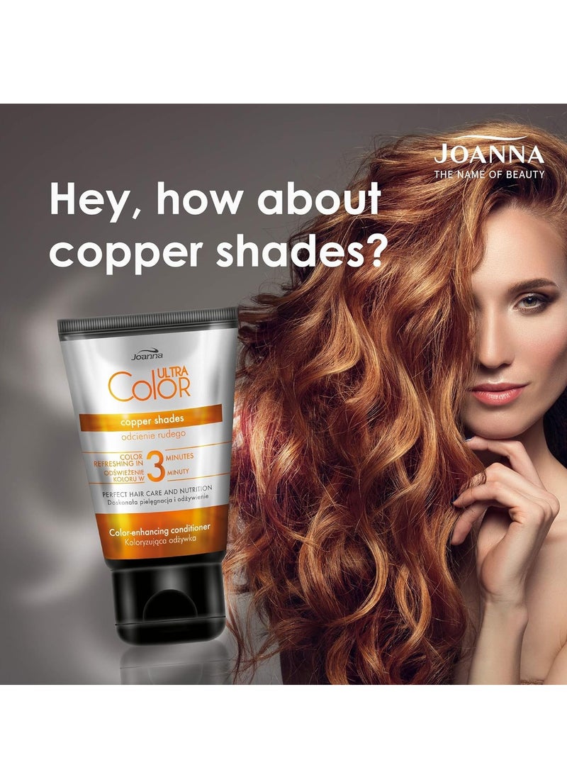 Colour Enhancing Conditioner Ginger And Copper Shades Of Natural And Dyed Hair Hair Care Hydrating and Moisturizing Ammonia Free Refresh The Colour In 3 Minutes100 g