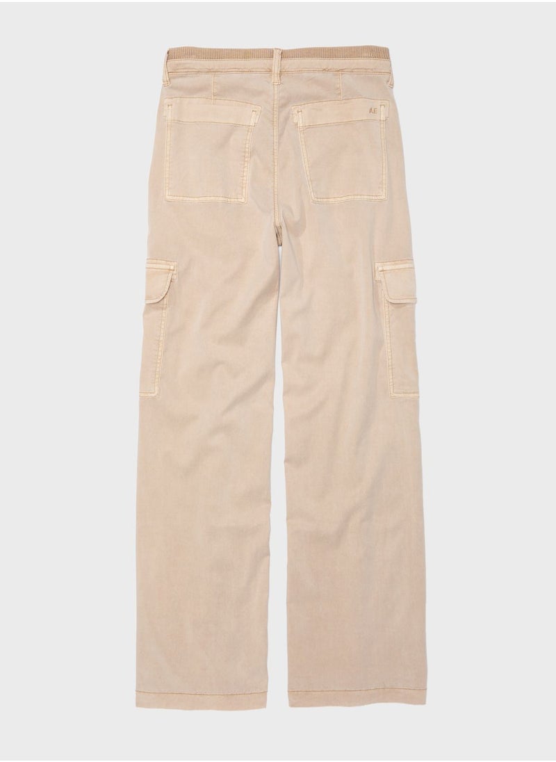 High Waist Cargo Pants