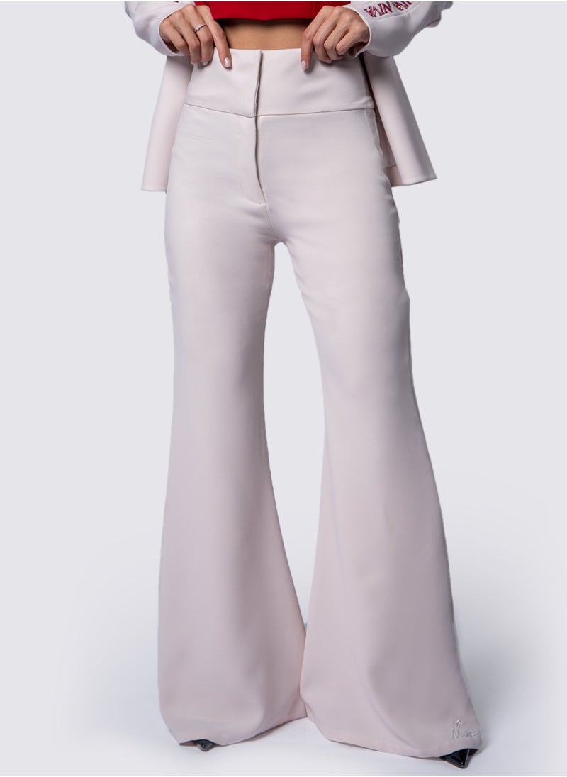 High-waisted Flared Pants