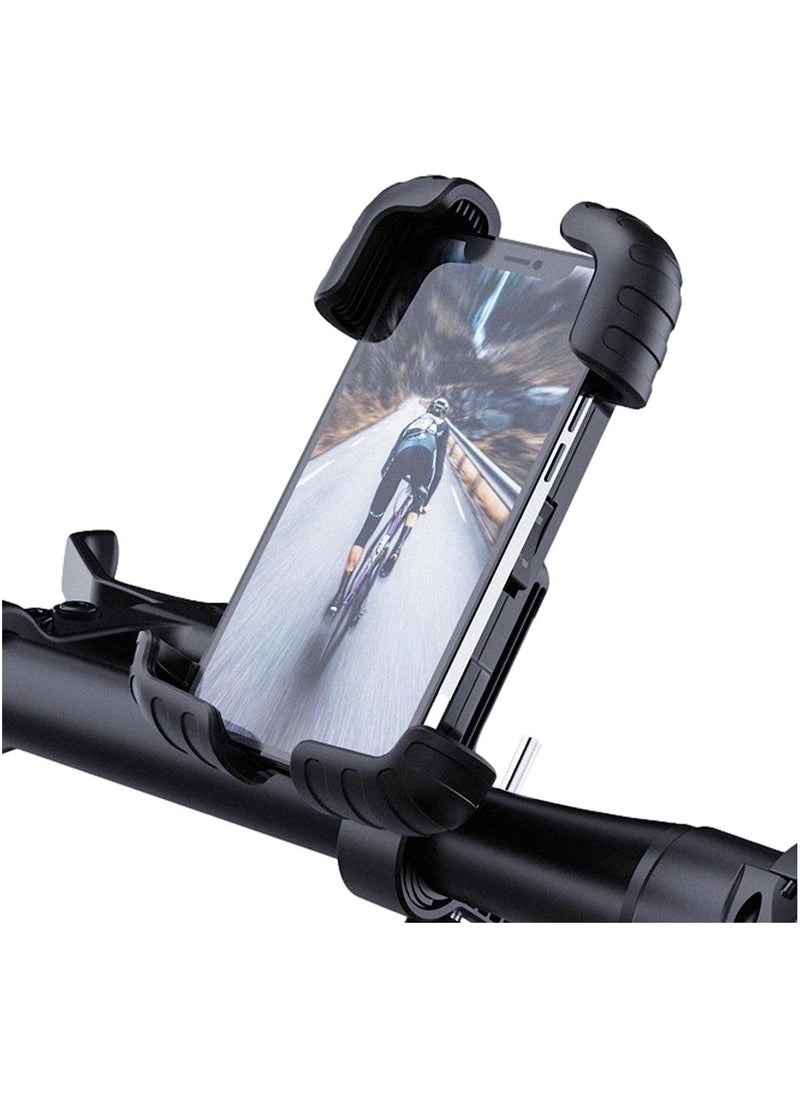 Shockproof Bicycle And Motorcycle Holder With Corner Protection - Black