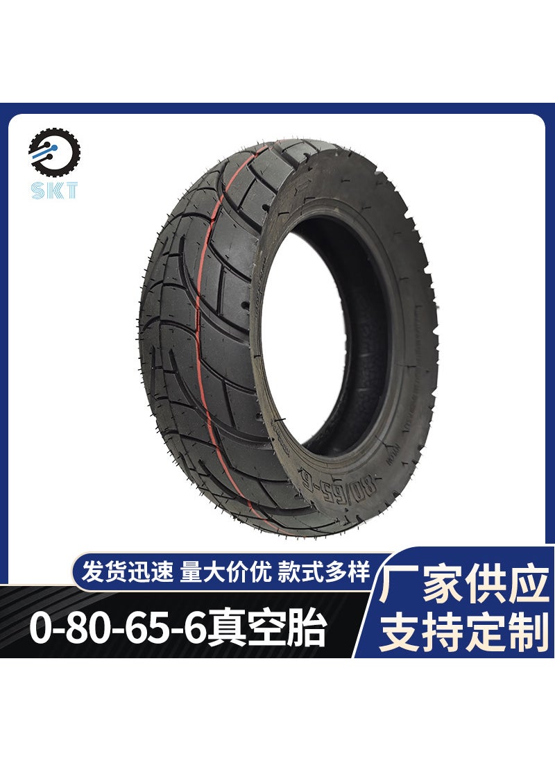 Thickened Vacuum Tire 80/65-6 E-Scooter Off-Road