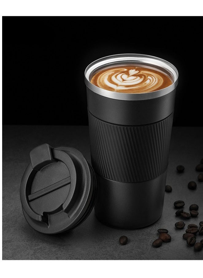 Stainless Steel Coffee Cup with Lid 510ml