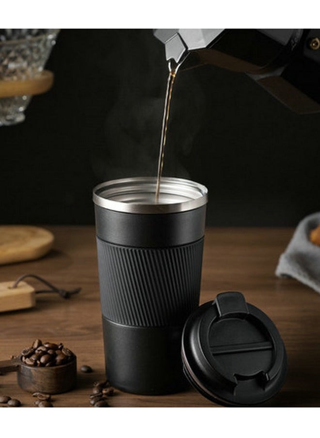 Stainless Steel Coffee Cup with Lid 510ml