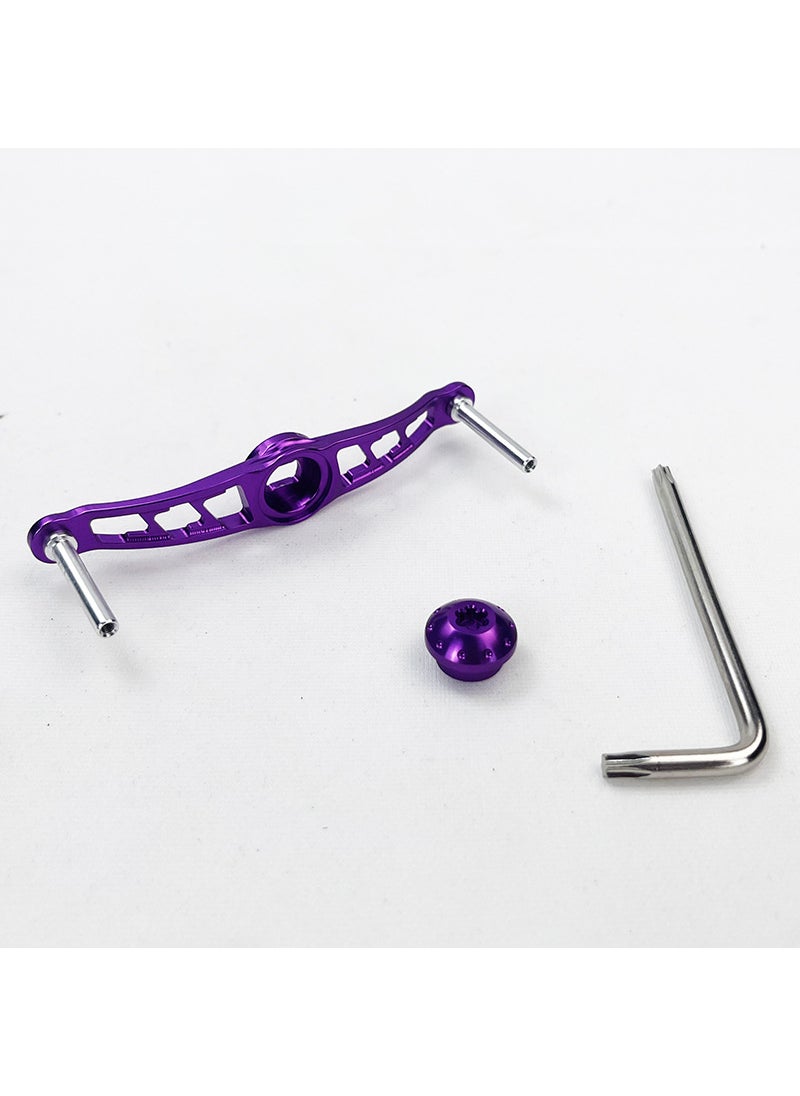 Viduka Drop Reel Upgrade Aluminum Lightweight Arm Purple [regardless of left and right] free tools