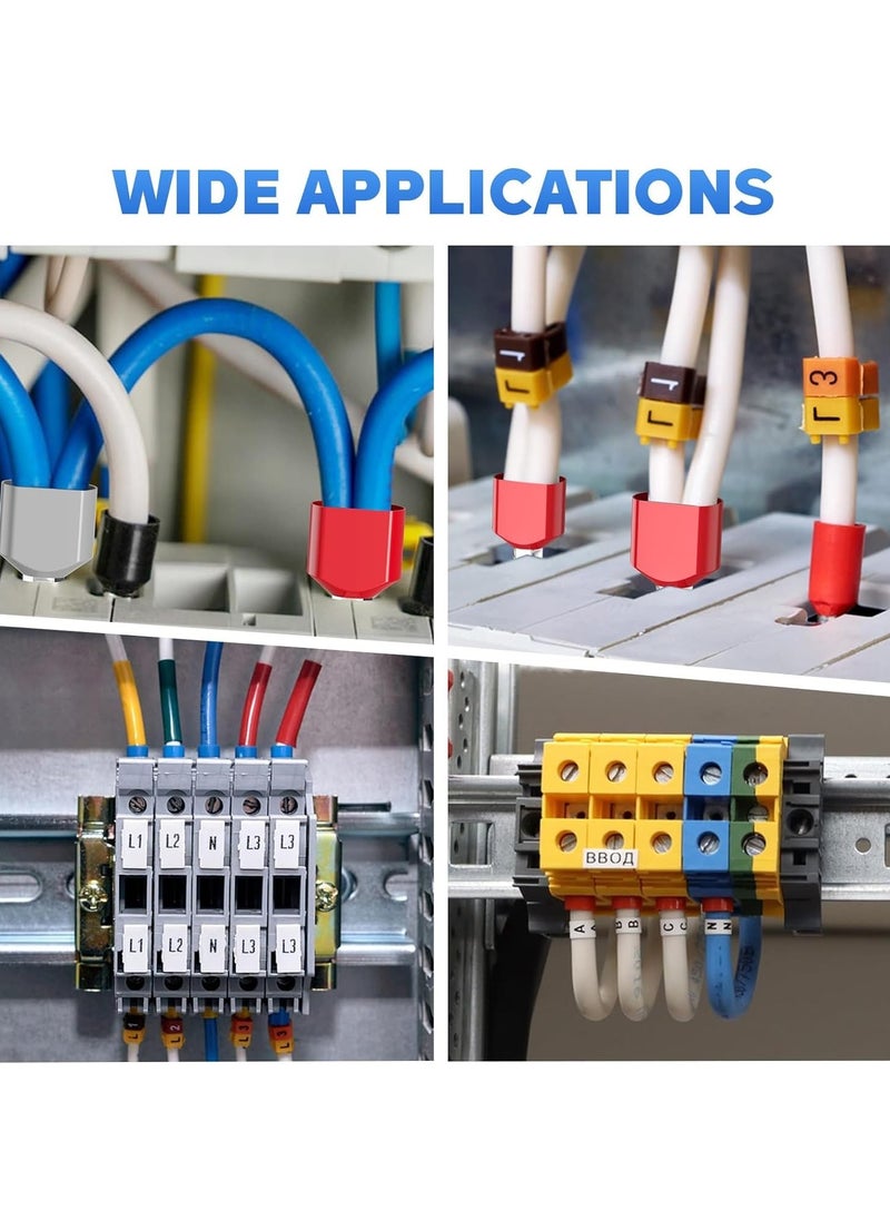 1200pcs Wire Ferrules Terminals Kit, 900 Single Terminal Connector and 300 Double Wire Terminals Insulated & Non-insulated Wire Ferrules Connectors for Electric, Industrial etc.