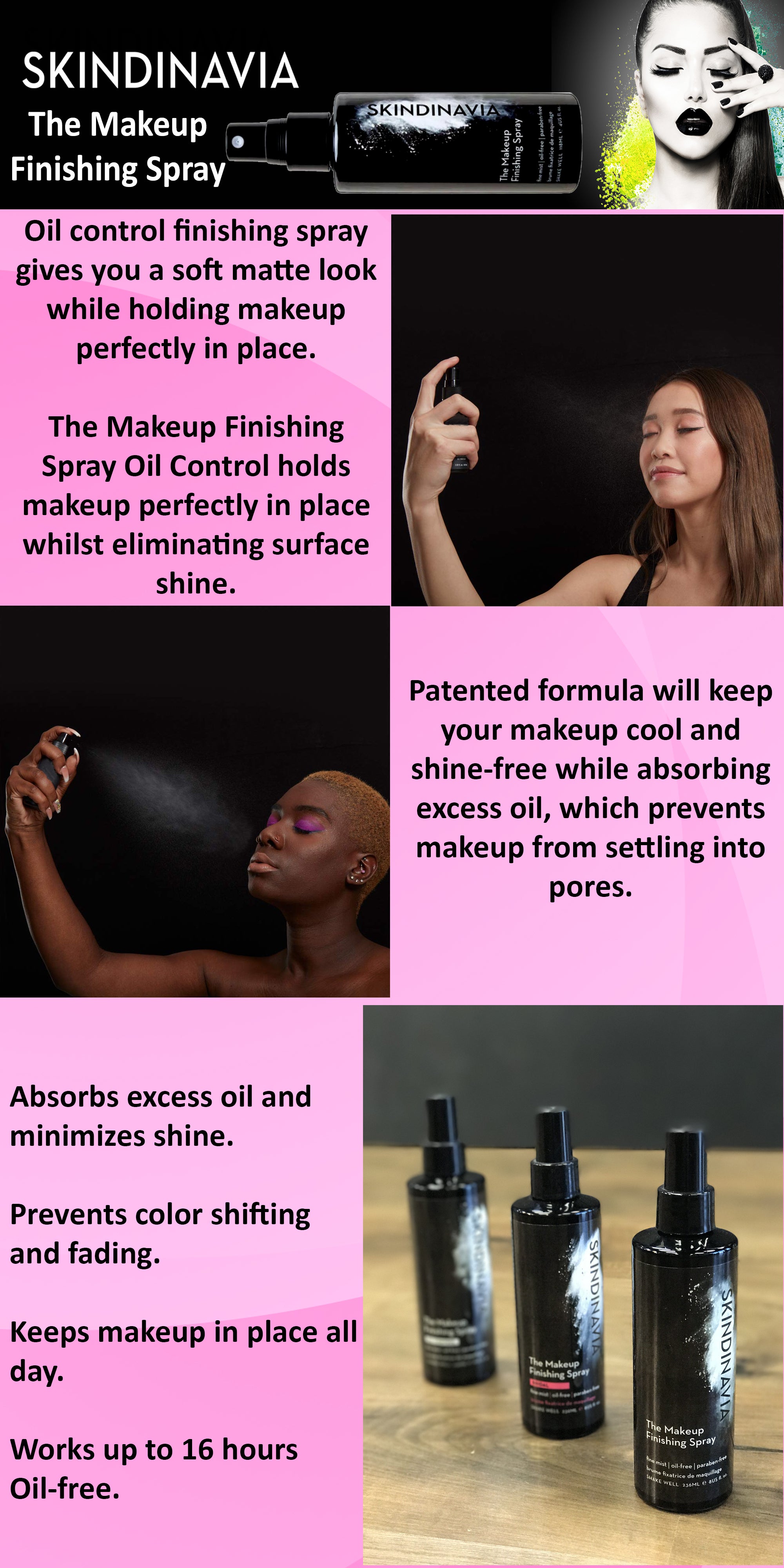 The Makeup Finishing Spray For Non Oily Skin Clear