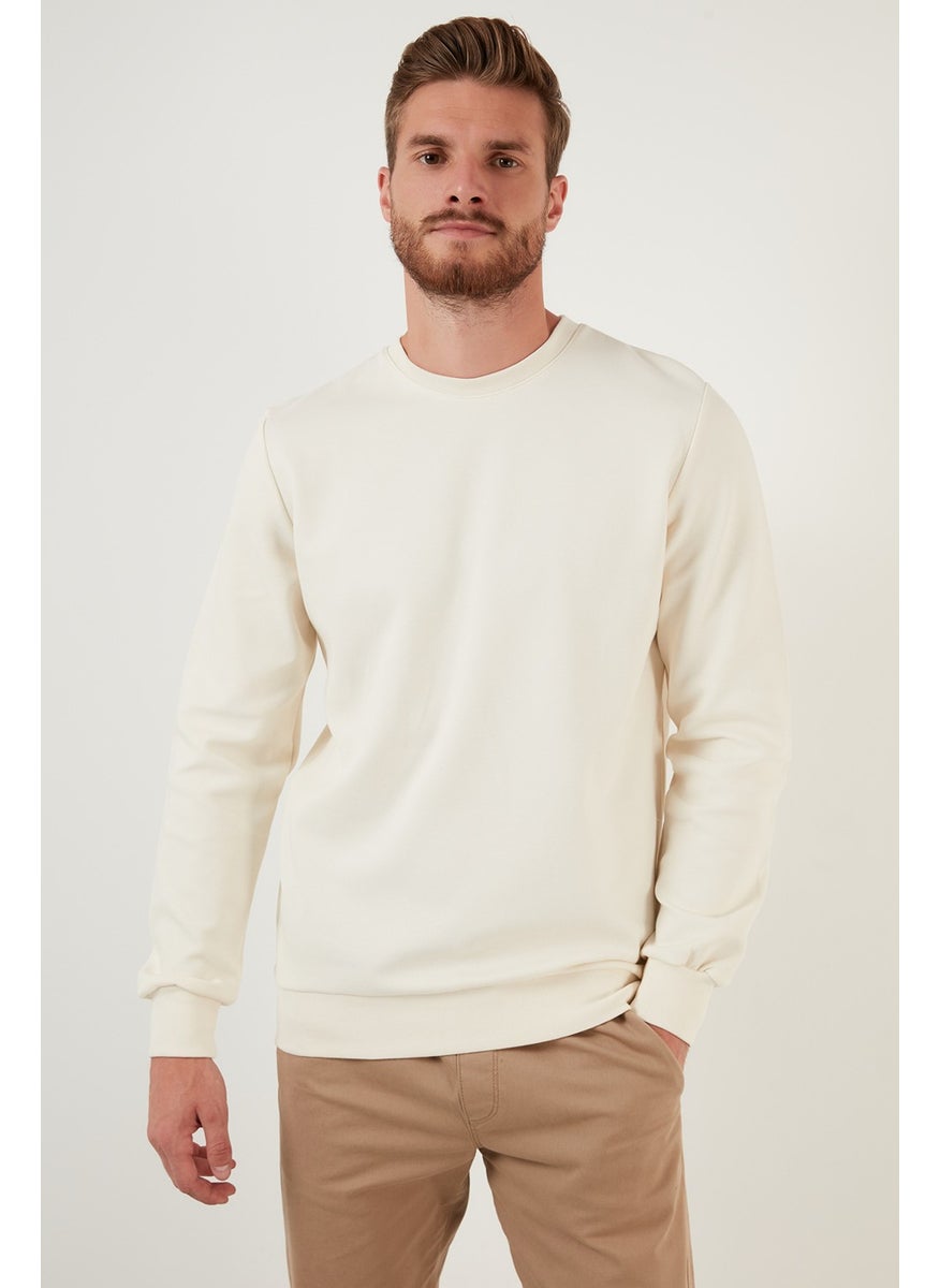 Regular Fit Crew Neck Cotton Sweat Men's Sweat 5905337