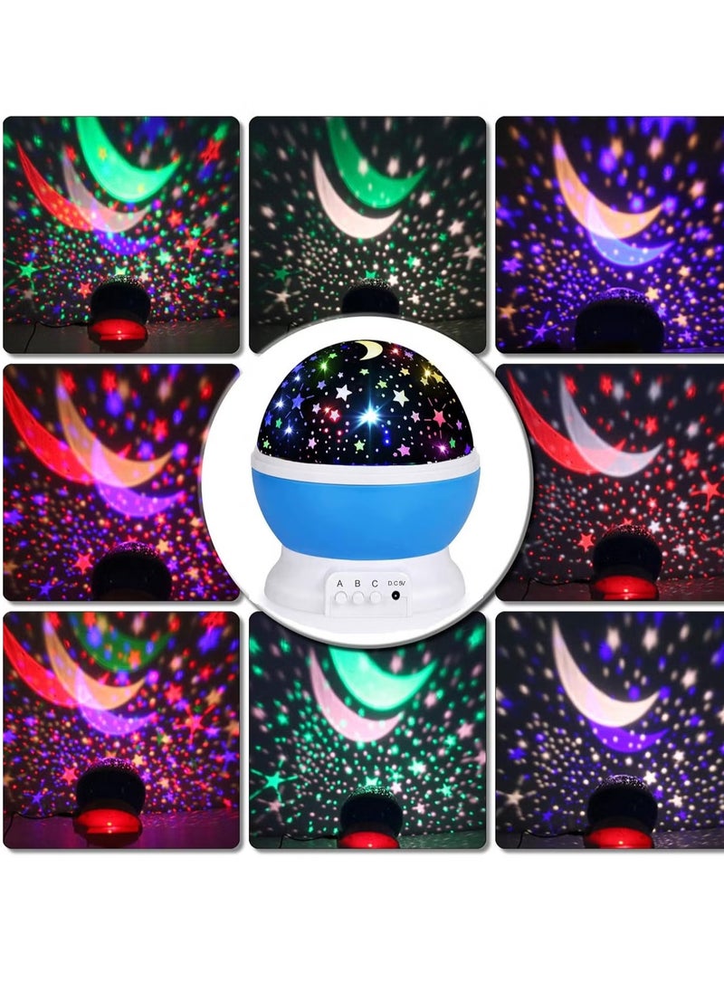 Night Lights for Kids – Star Light Projector with Glow in the Dark Stars, Aesthetic Room Decor, Perfect Christmas & Birthday Gifts for Kids