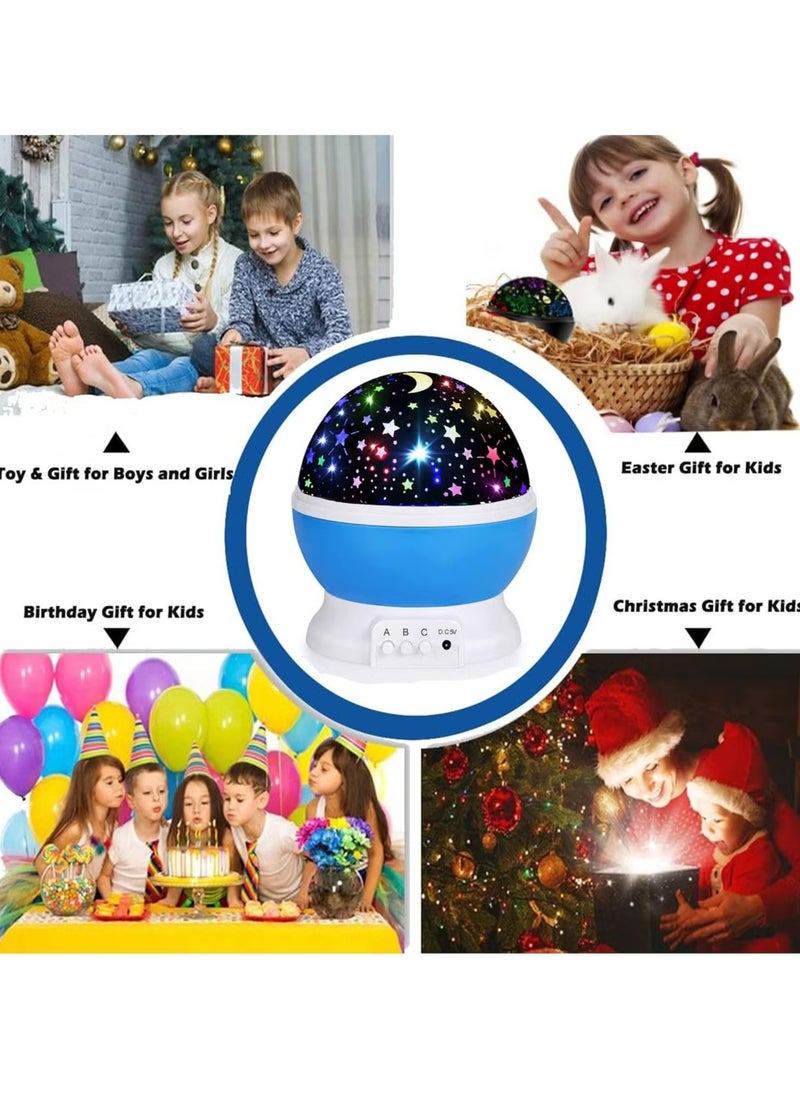 Night Lights for Kids – Star Light Projector with Glow in the Dark Stars, Aesthetic Room Decor, Perfect Christmas & Birthday Gifts for Kids