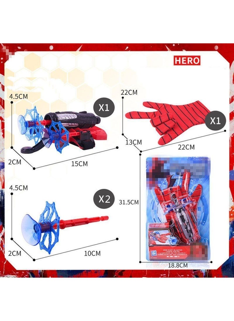 Spiderman Web Throwing Gloves - Spiderman Gloves - Spiderman Dart Blaster