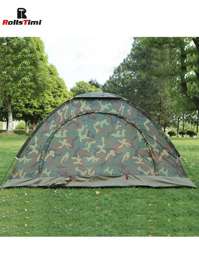 Outdoor Camouflage 2-Person Tent, Sun Protection, Sunshade, Essential For Camping