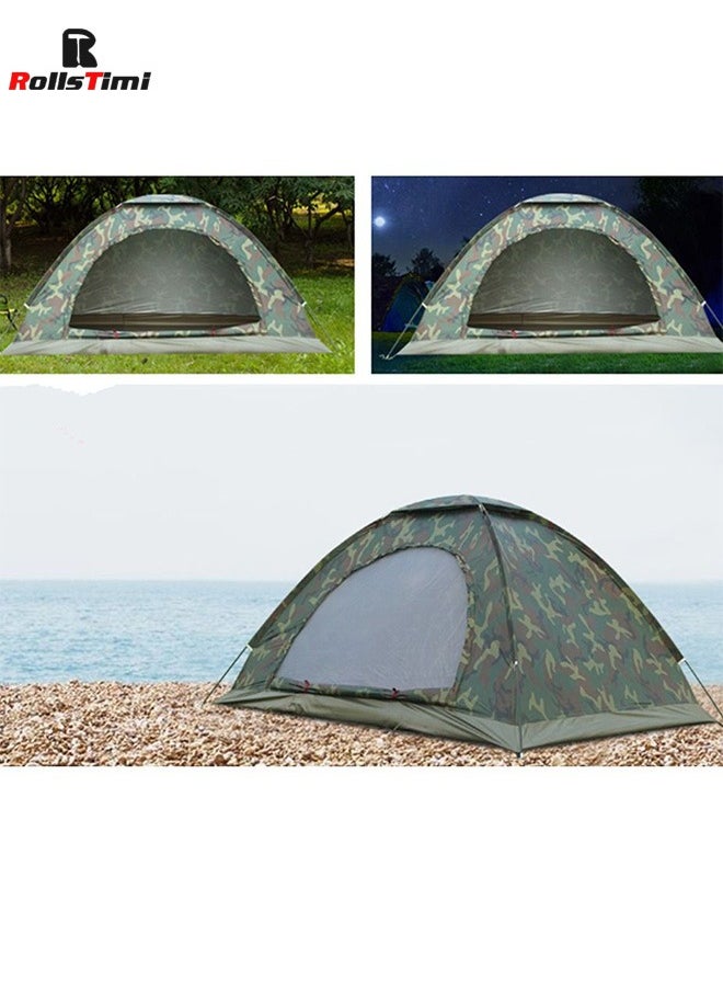 Outdoor Camouflage 2-Person Tent, Sun Protection, Sunshade, Essential For Camping