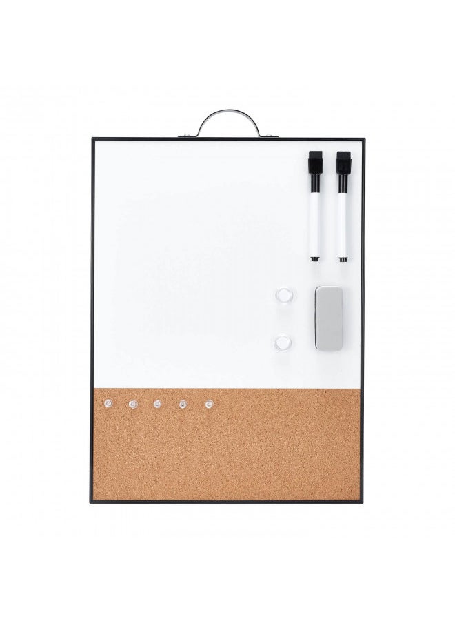 TSJ OFFICE Small Whiteboard Cork-Board - 16