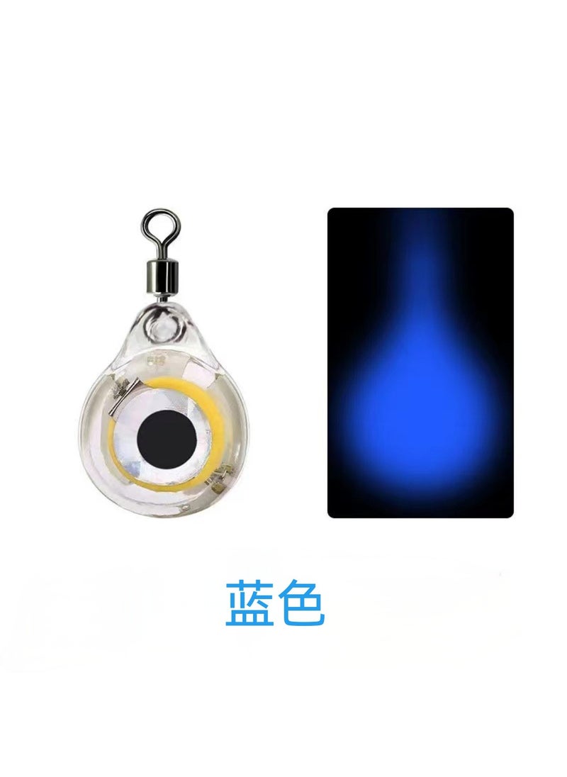 Lure fish collection lamp wholesale pike fish eye hairtail underwater trap lamp night fishing waterproof LED button poly fish lampSingle ring fish trap lamp blinking blue Single ring fish trap lamp blinking blue