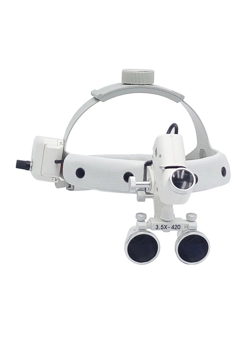 Dental Headlight 5W LED Lamp, High Quality Magnification 5W Focusing Headlight, With Medical ENT Loupe Binocular Magnifier 2.5X 3.5X Optical Surgical Type