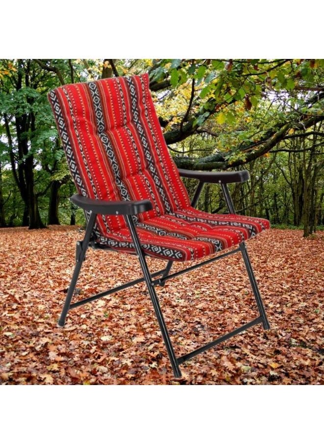 Portable Folding Leisure Camping Chair Picnic Terrace for Outdoor Indoor Activities