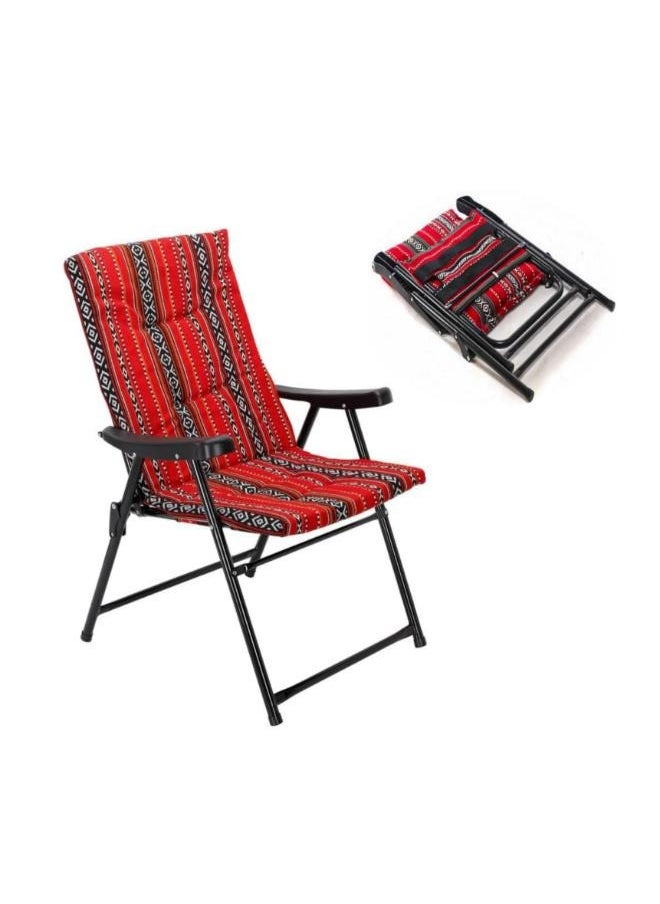 Portable Folding Leisure Camping Chair Picnic Terrace for Outdoor Indoor Activities