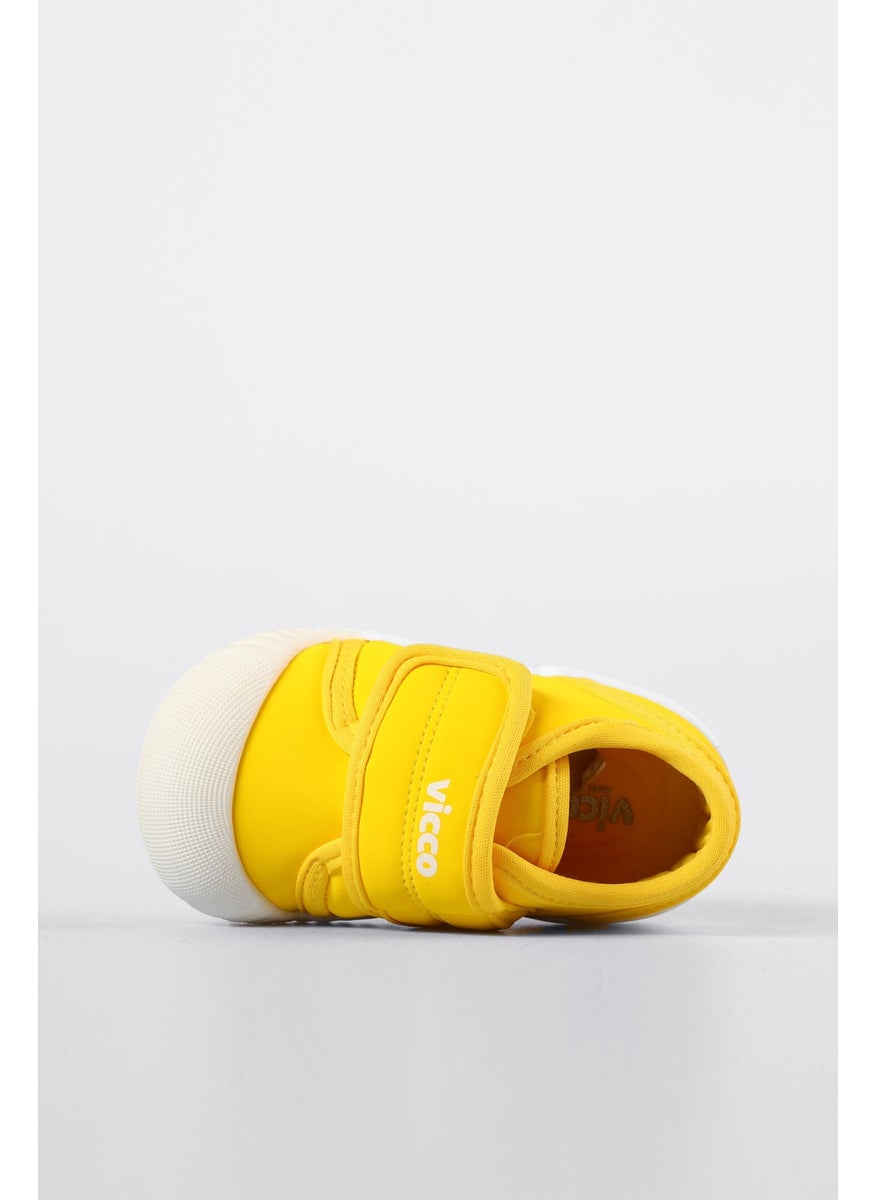 Main Comfortable Fit Unisex Baby Yellow Casual Shoes