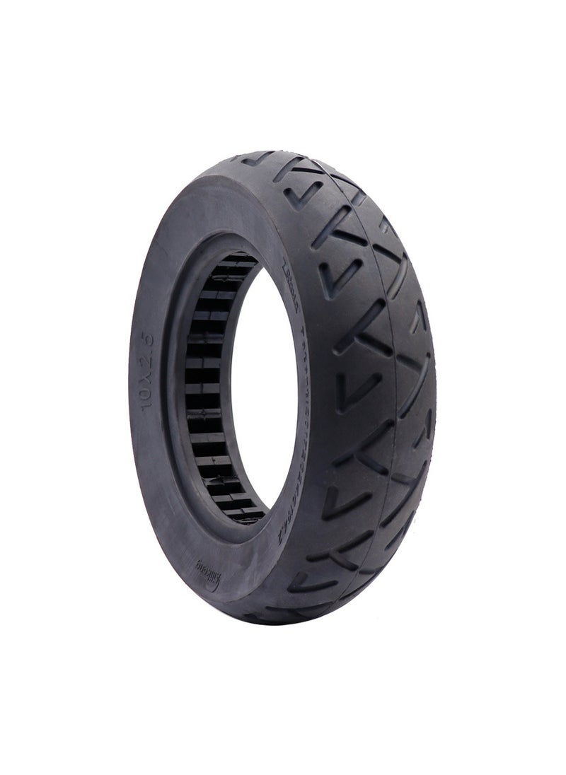 Universal 10*2.5 Non-Pneumatic Tires for M365 / Max G30 Scooter Black