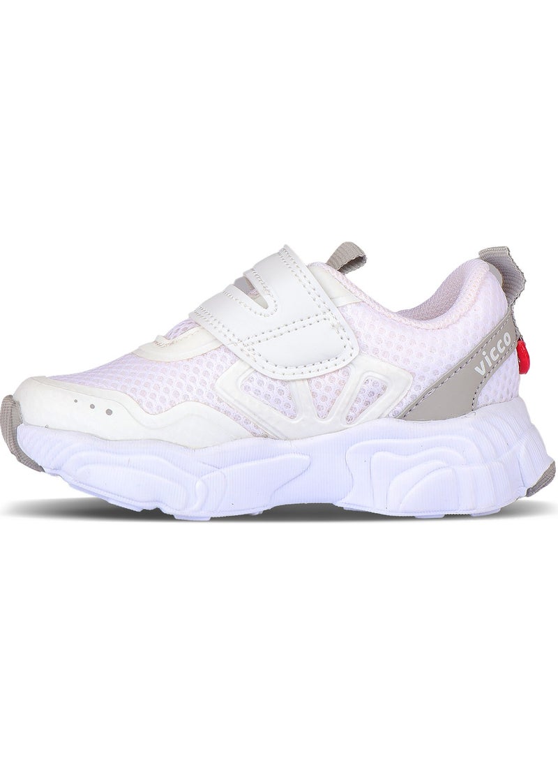 Tita Lightweight Unisex Preschool White Sports Shoes