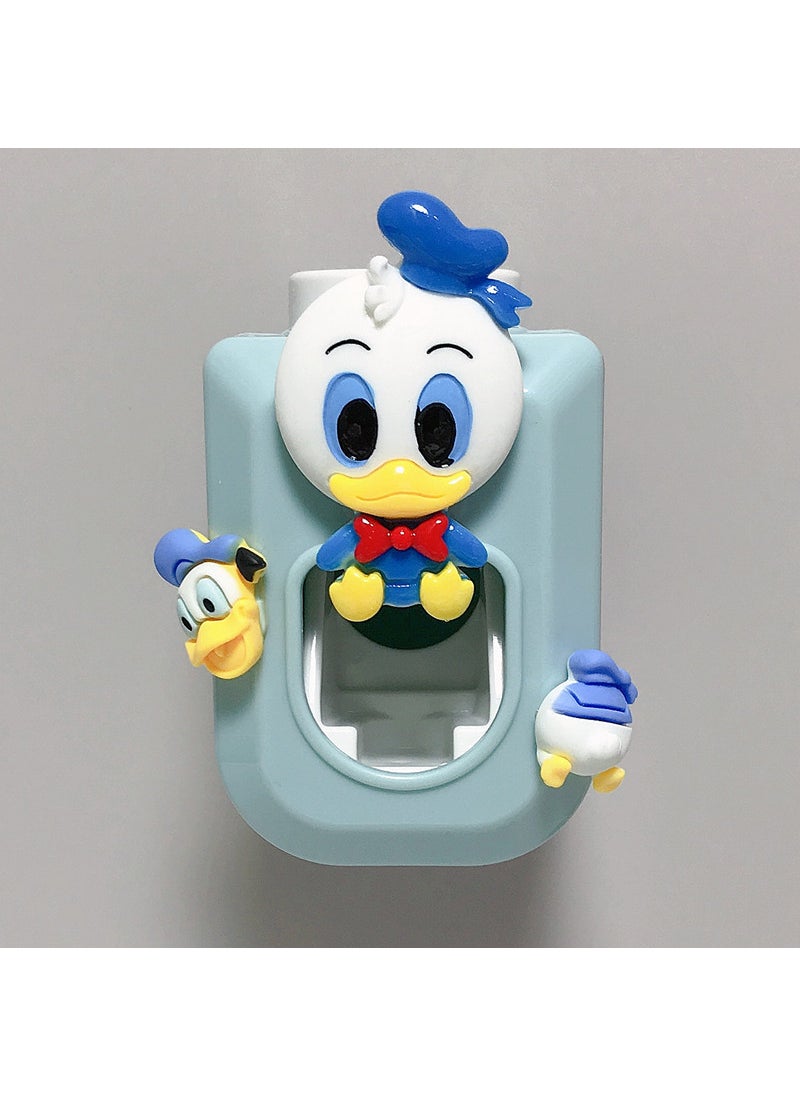 Cartoon cute wall-mounted automatic single toothpaste set cute children toothpaste squeezer toothpaste squeezerDonald Duck Donald Duck