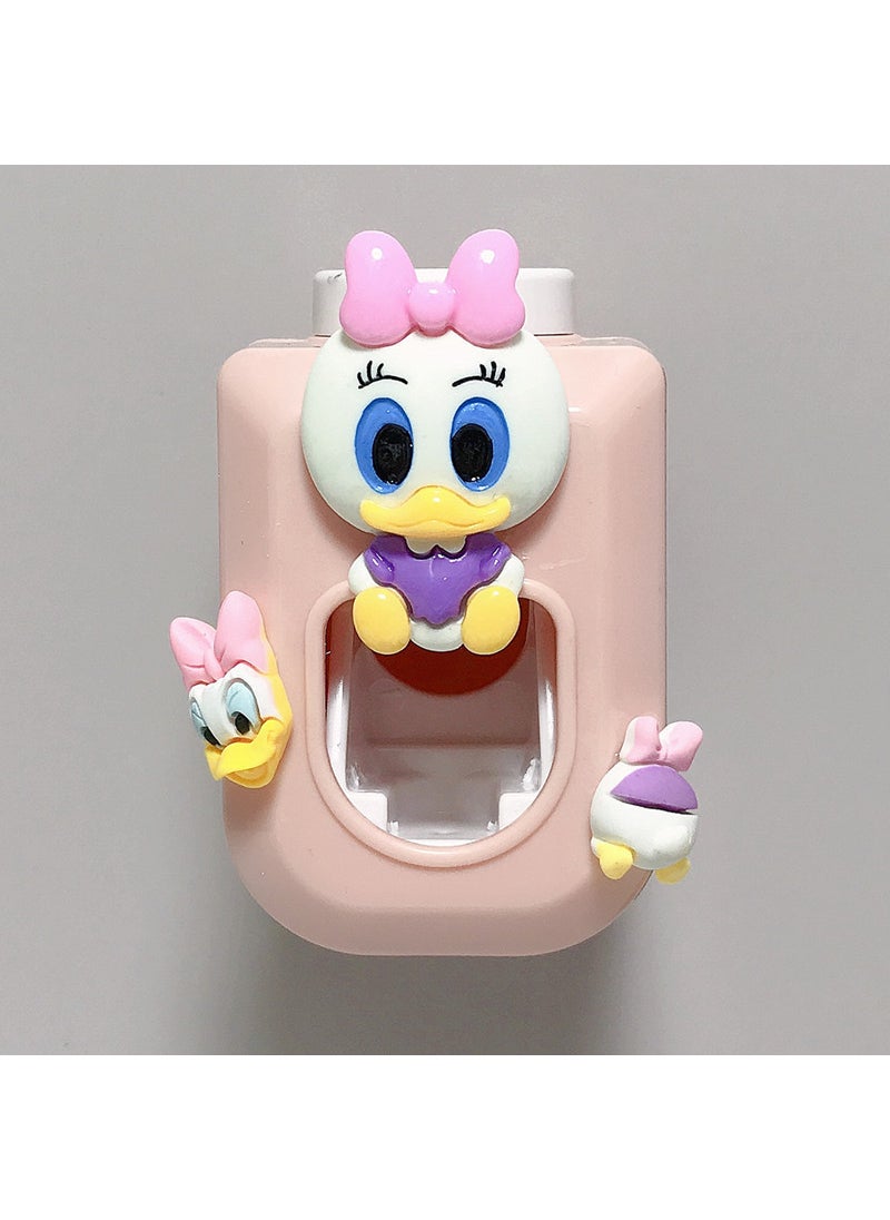 Cartoon cute wall-mounted automatic single toothpaste set cute children toothpaste squeezer toothpaste squeezerDaisy style Daisy style