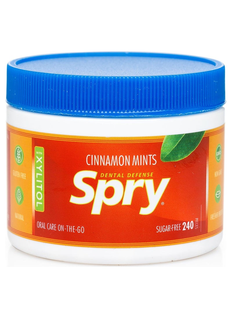 Natural Cinnamon Xylitol Mint Spray 240 Pieces