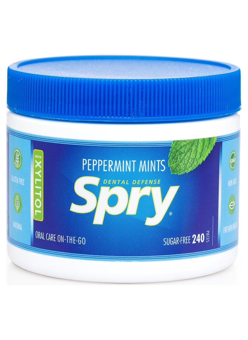 Spry Natural Mint Xylitol Mint 240 Count