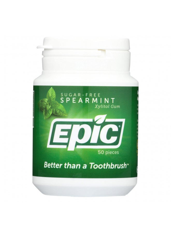 Epic Dental, Gum Xylitol Spearmint, 50 Count