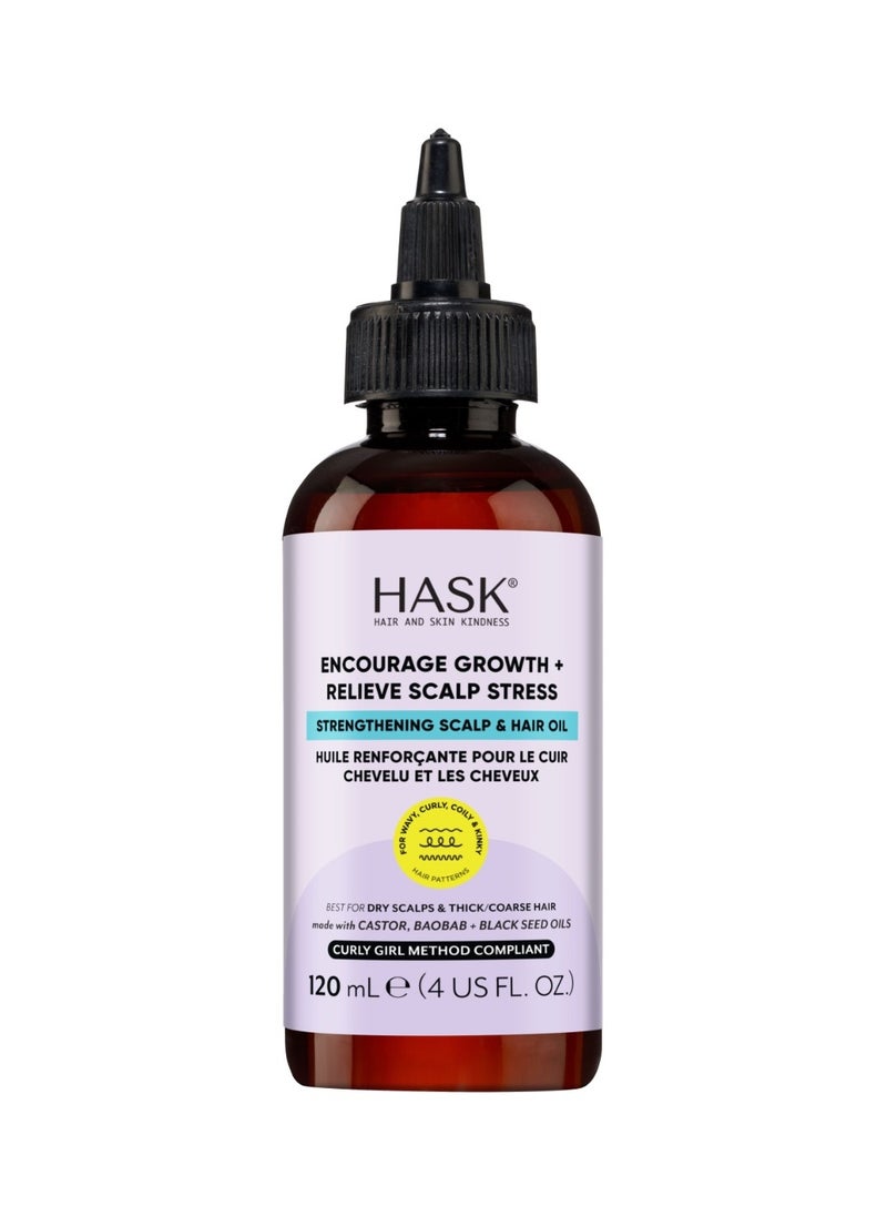 Hask Texture Solutions Hair Strengthening Scalp & Hair Oil 120ml