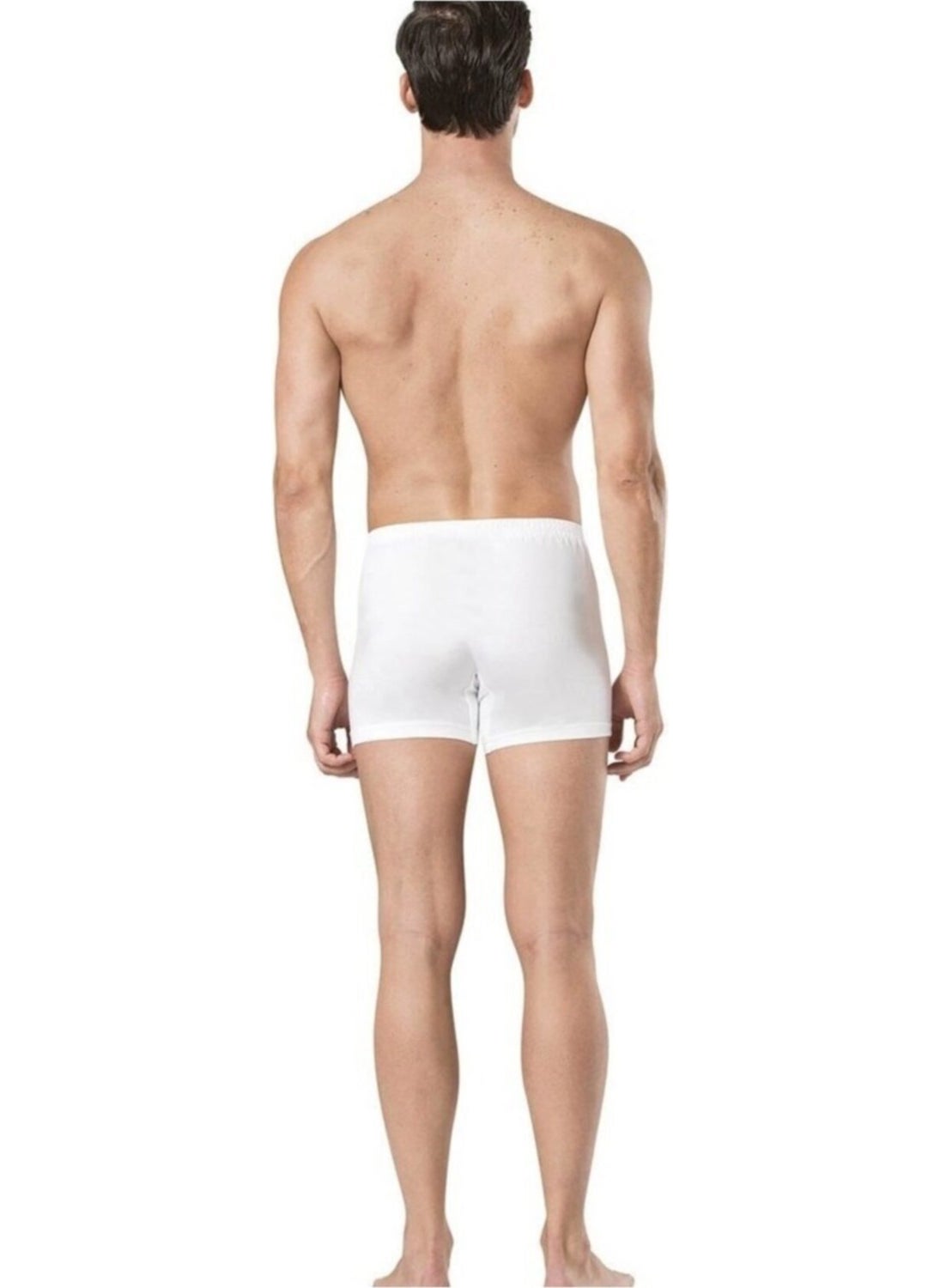 2 Piece Cotton White Men's Boxer