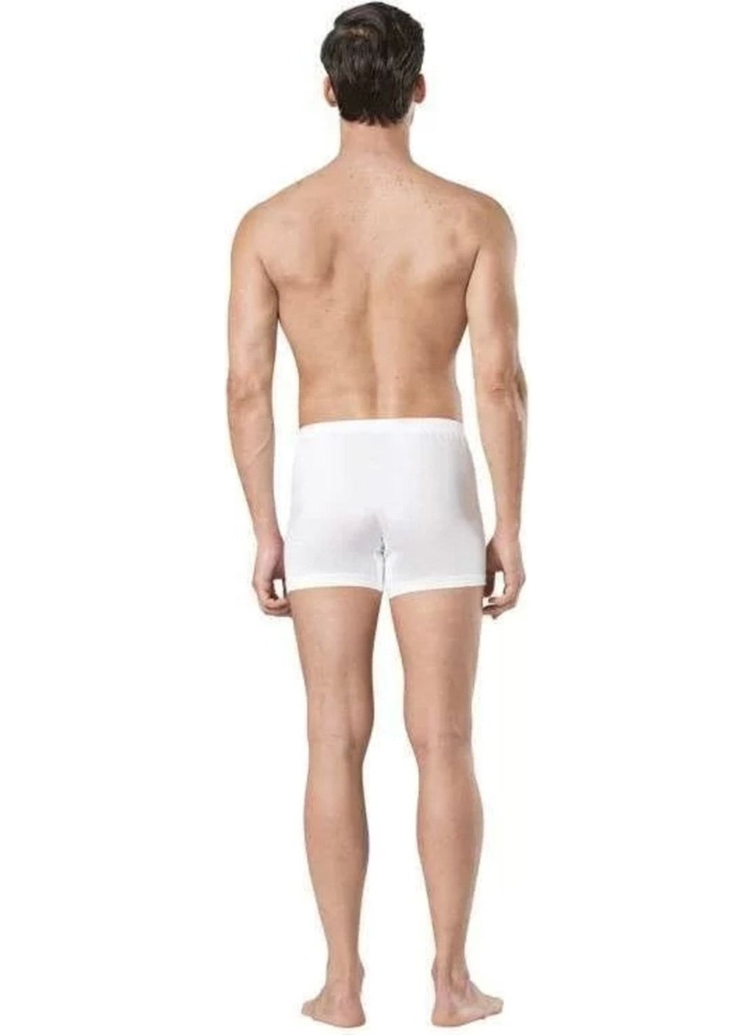 10 Piece Cotton White Men's Boxer