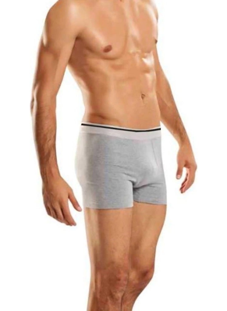 Men's Lycra Boxer Gray 6 Pcs