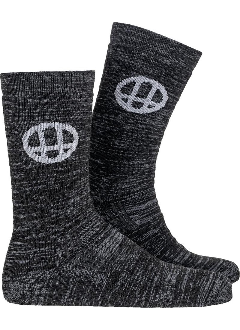 Black Thermal Wool Socks Unisex