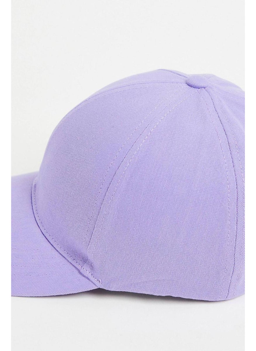 Unisex Basic Lilac Cap Hat - Adjustable