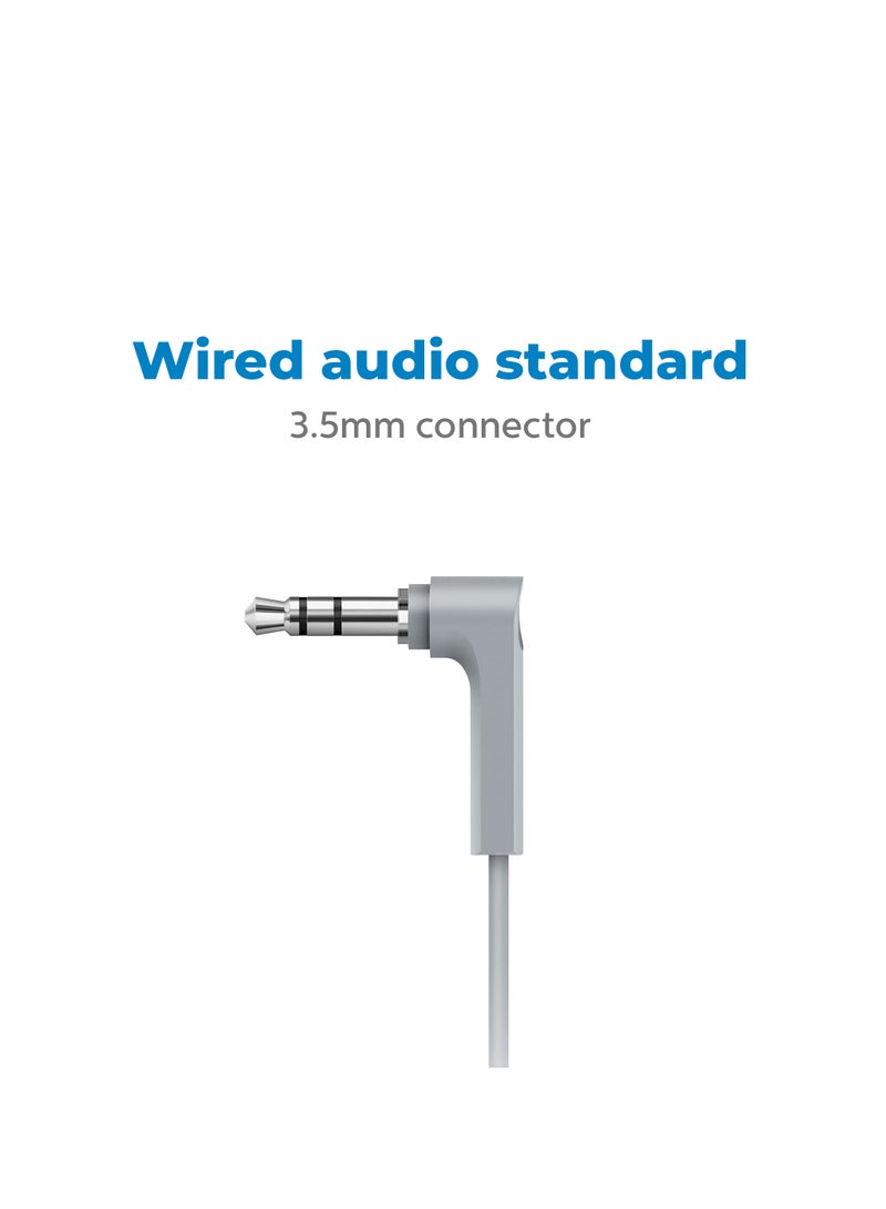 Wired Kids Over-Ear Noise-Isolating Headphones, Safe sound – Ear Cushion Blue