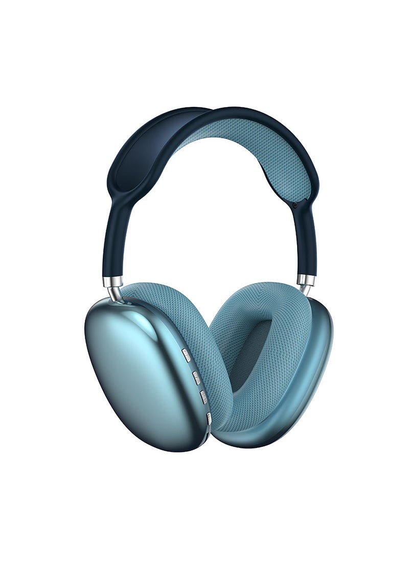 P9proMax Wireless Bluetooth Customizable Headset Blue