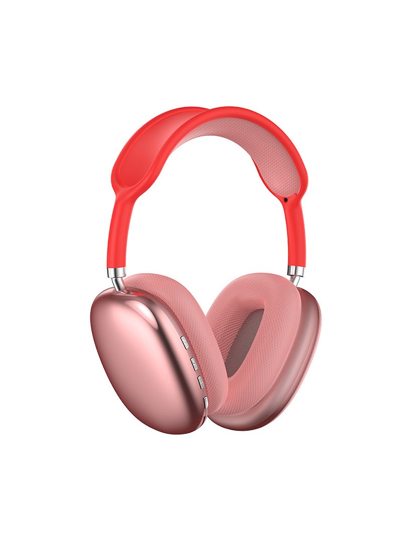 P9proMax Wireless Bluetooth Customizable Headset Red