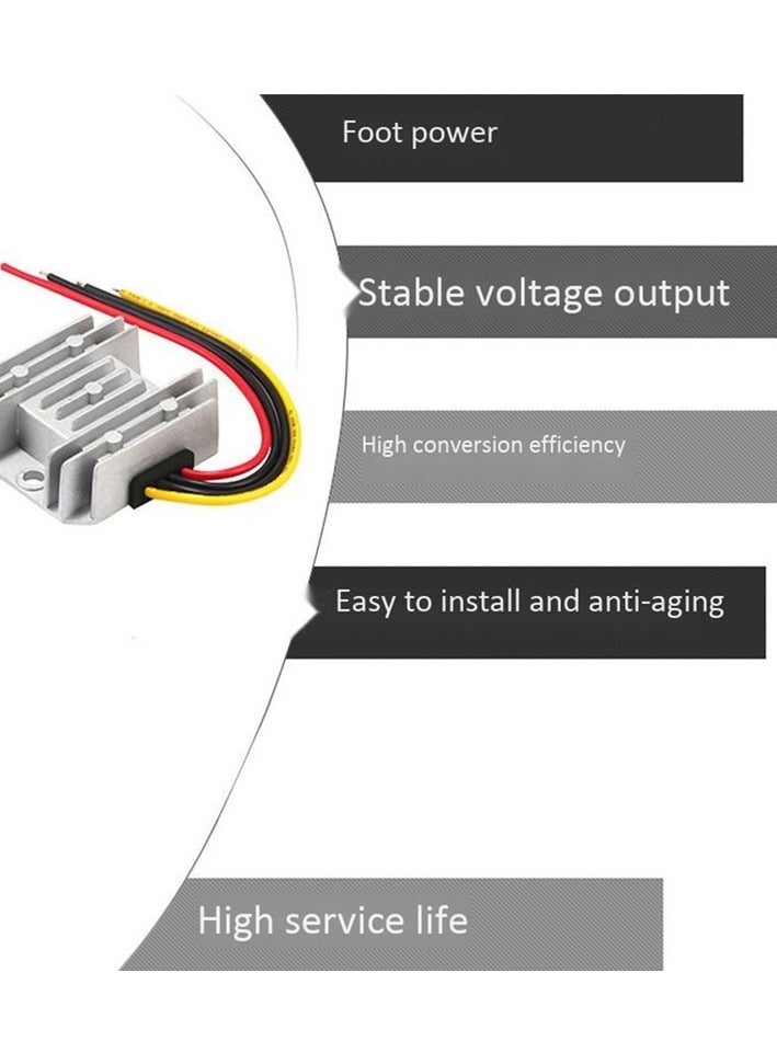 Silhouette 48V DC -DC Converter 48V - 24V 20A power supply converter regulator voltage Colour:Silver