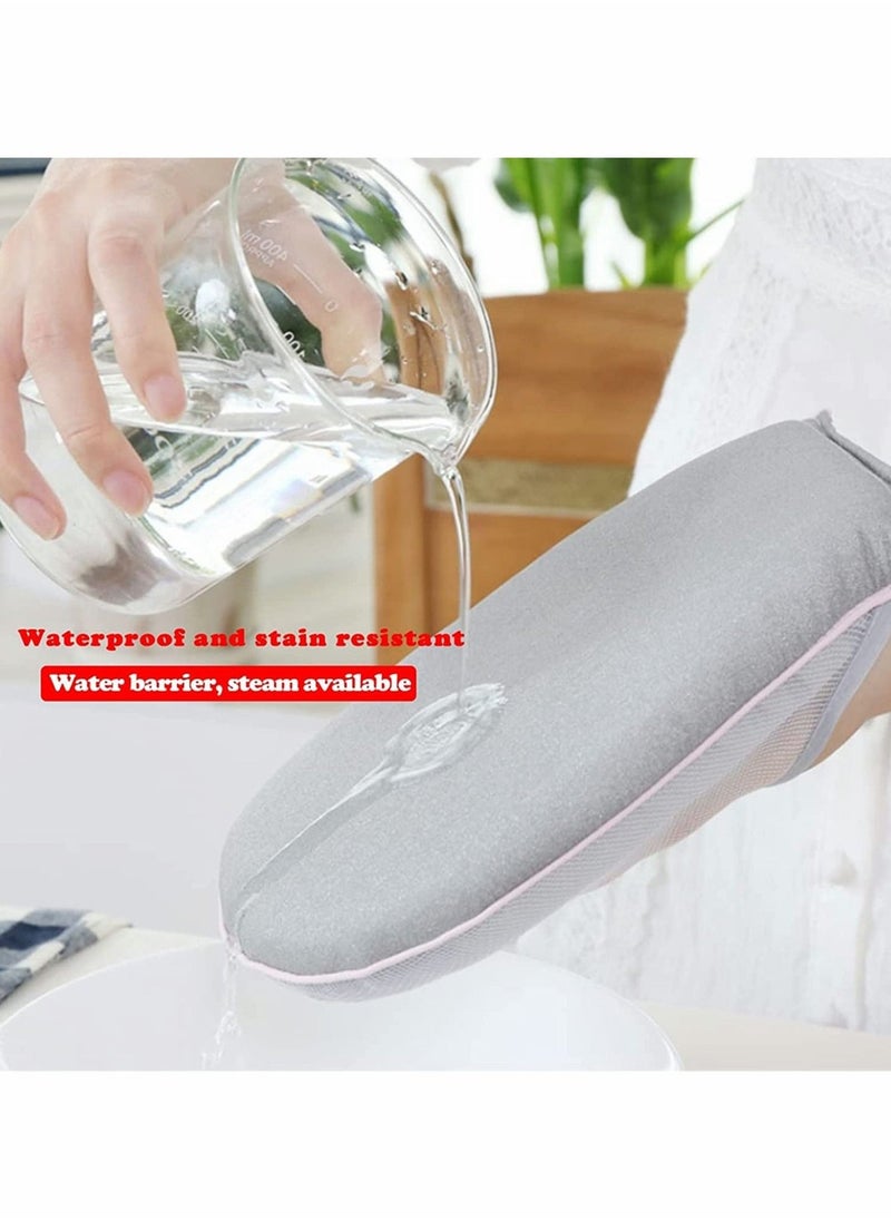 Steamer Gloves, Garment Steamer Ironing Glove, Waterproof Anti Steam Mitt with Finger Loop, Complete Care Protective Garment Steaming Mitt, Heat Resistant Gloves for Clothes Steamers