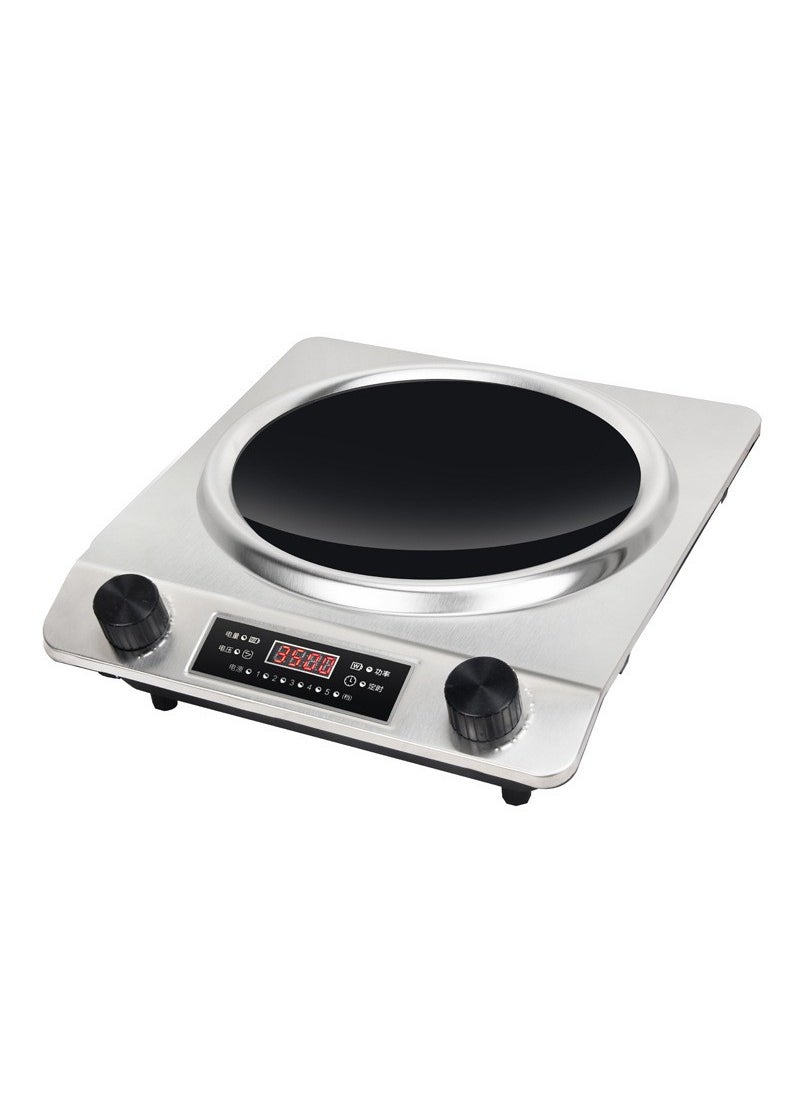 Desktop stove household concave induction cooker 3500W multi-function waterproof stir-fry timing induction cooker wholesale Light gray