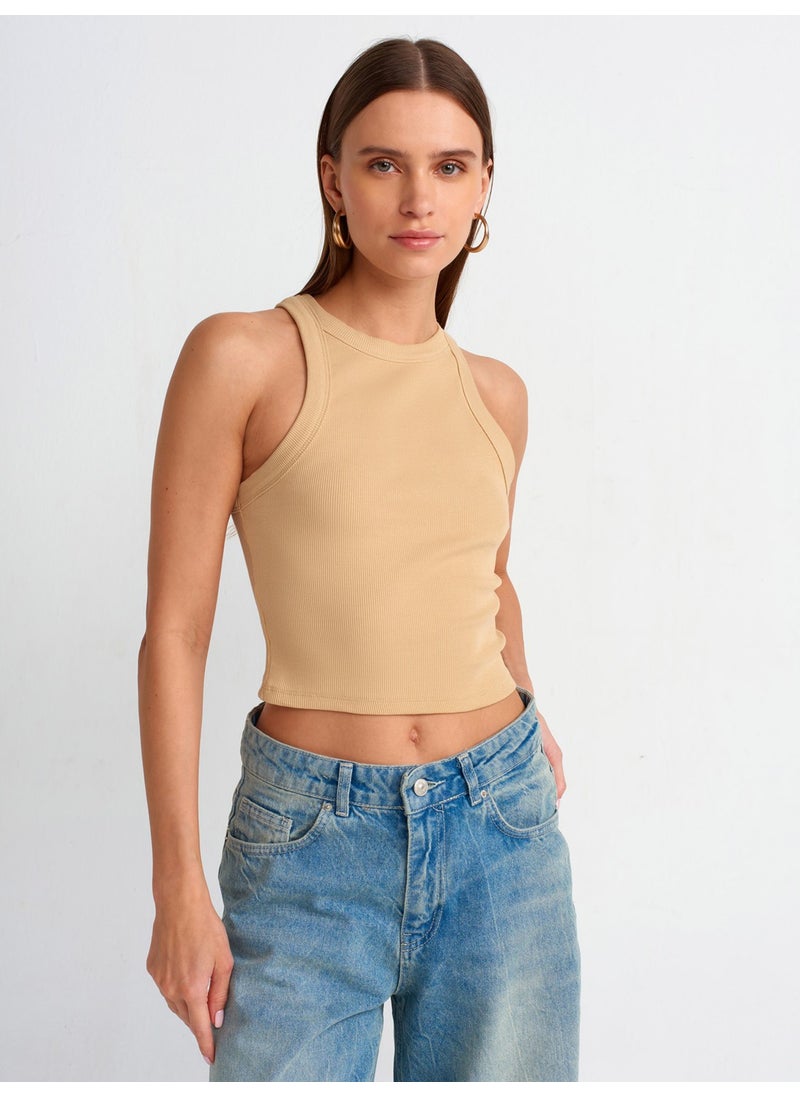 20810 Crop Top-Camel