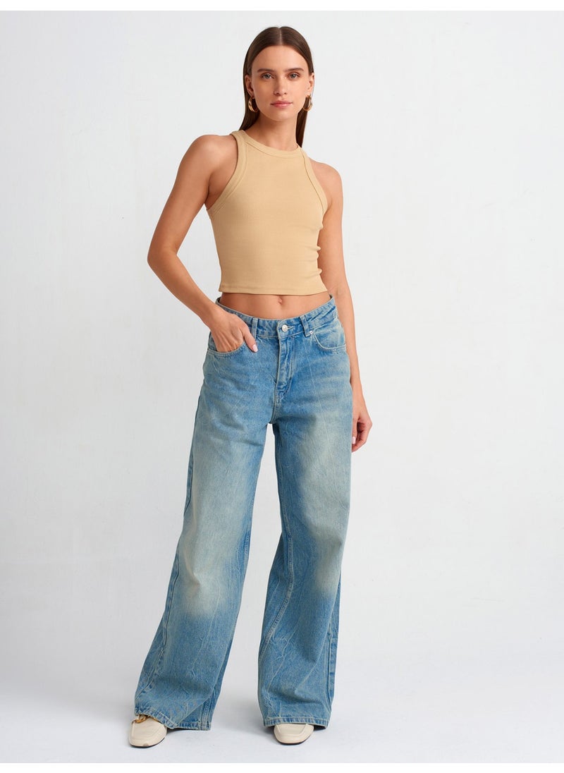 20810 Crop Top-Camel