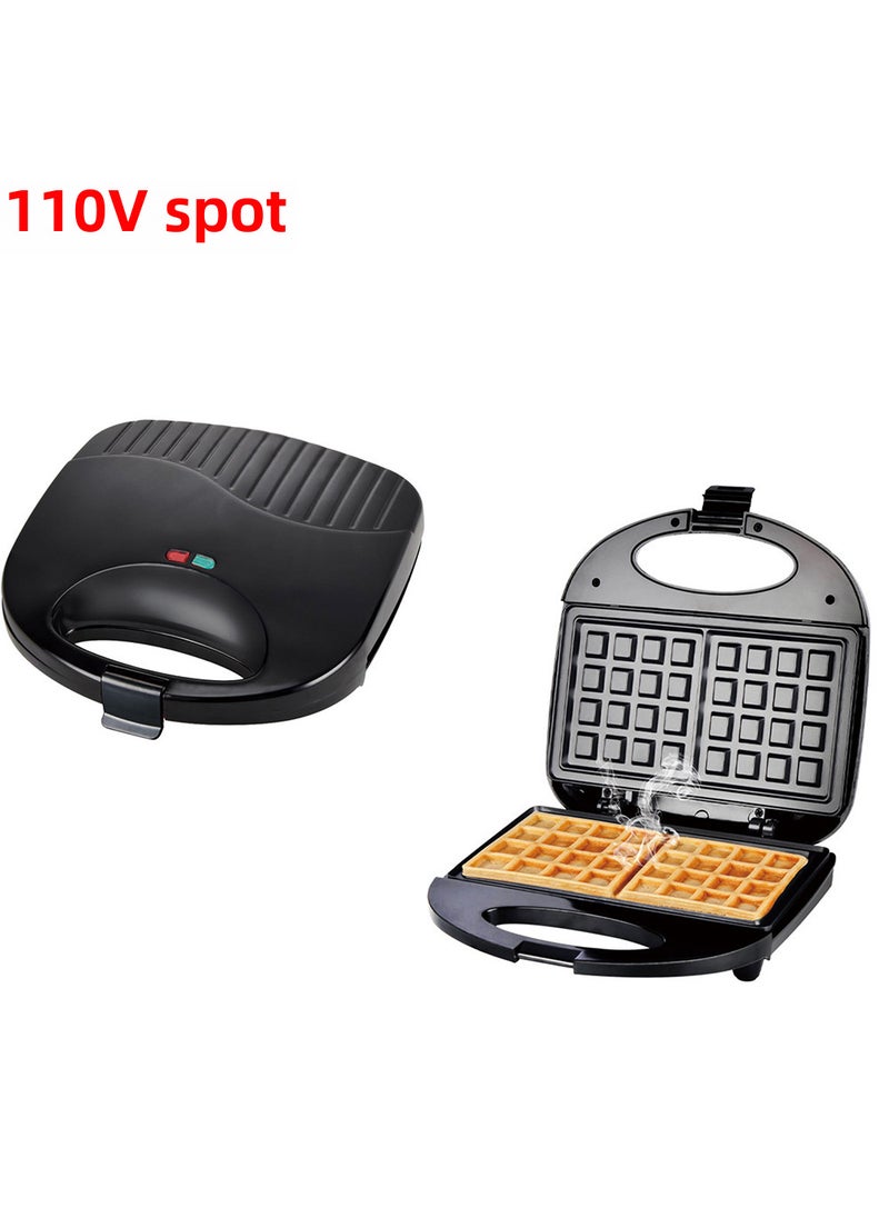 Panini Electric Waffle Machine Iron Triming Machine Bubble Egg Cake Oven Breakfast Waffle Machine 110V US Gauge