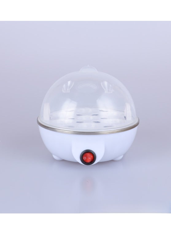 Multi-Function Egg Boiler Steamer Stainless Mini Breakfast Machine White