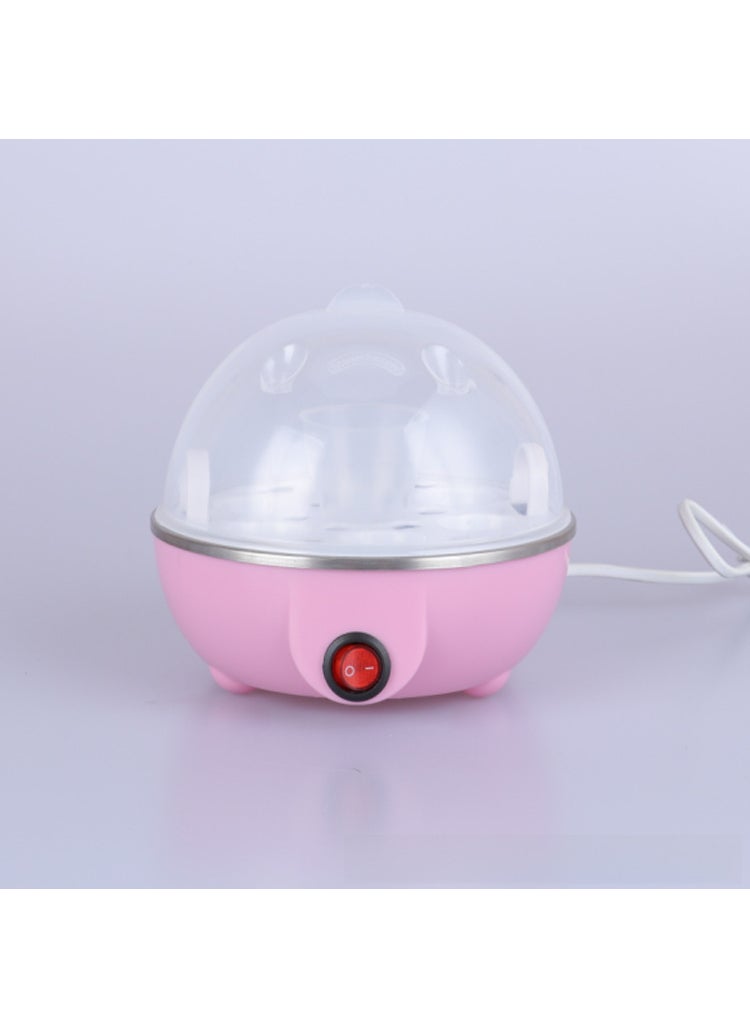 Multi-Function Egg Boiler Steamer Stainless Mini Breakfast Machine Pink