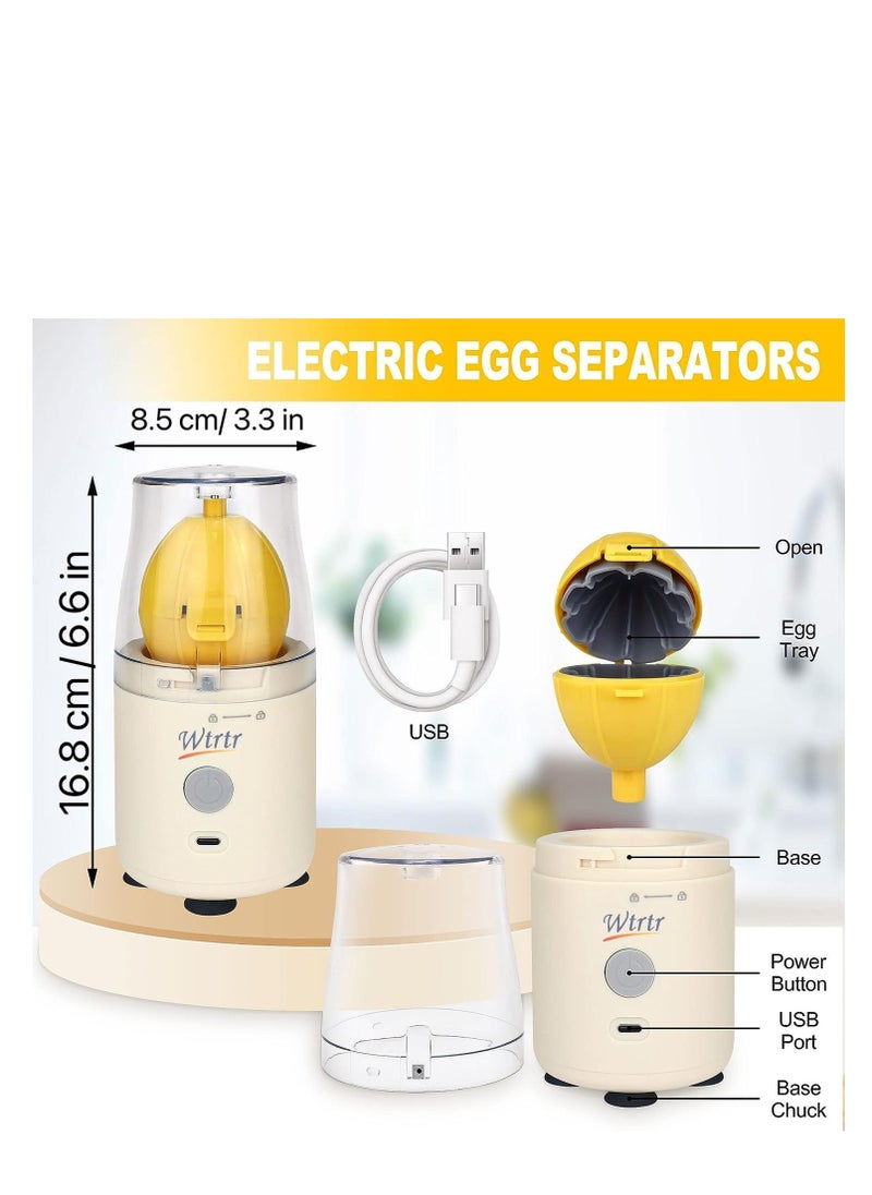 Egg yolk mixer Rechargeable Wireless egg Mixer Egg Spinner Egg Scrambler Shaker Egg Extractor Egg Beater